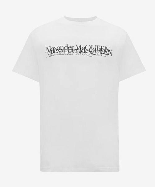 로고 스탬프 코튼 티셔츠