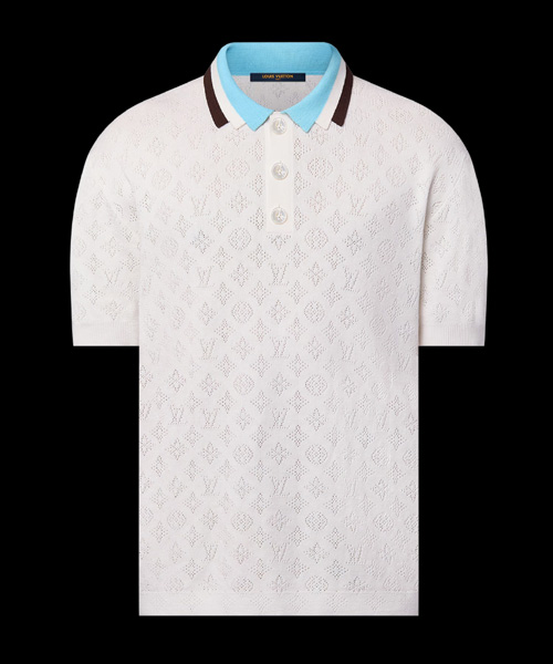 모노그램 포인텔 숏 슬리브 폴로셔츠