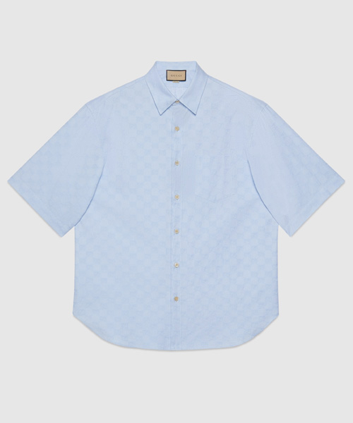 GG 슈프림 옥스퍼드 코튼 셔츠