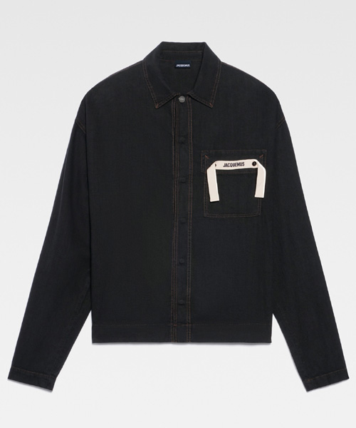 라 슈미즈 드 니메스 데님 셔츠 자켓