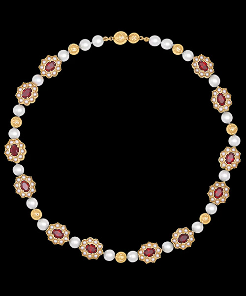 LV 다이너스티 플라워 목걸이