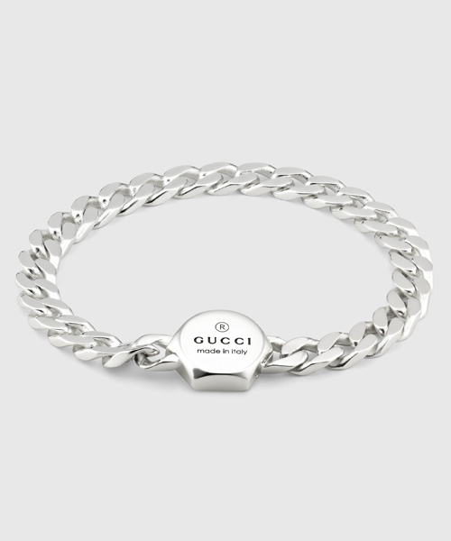 스텔링 실버 로고 브레이슬릿