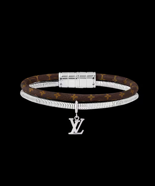 모노그램 스월 팔찌