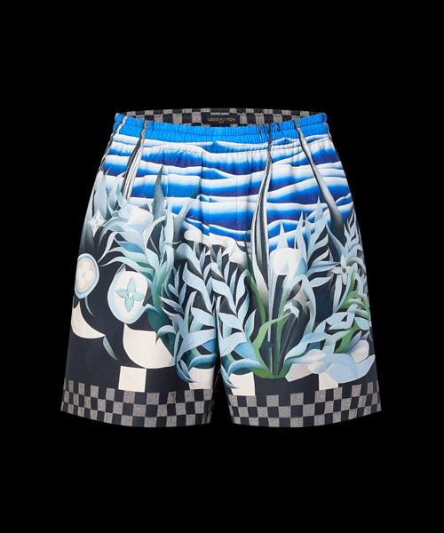 이미지 프린트 나일론 스윔 쇼츠