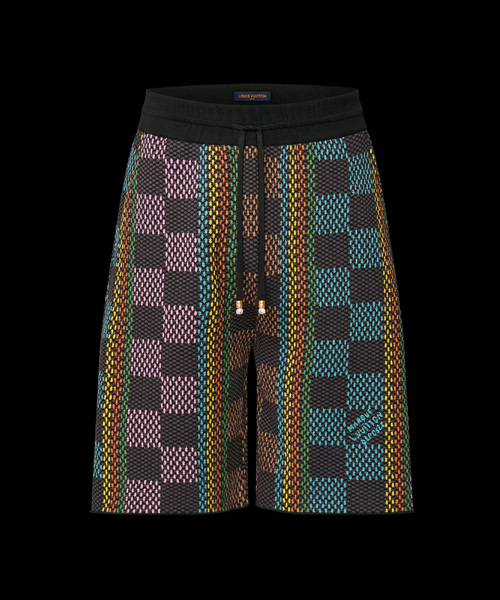 다미에 코튼 니트 쇼츠