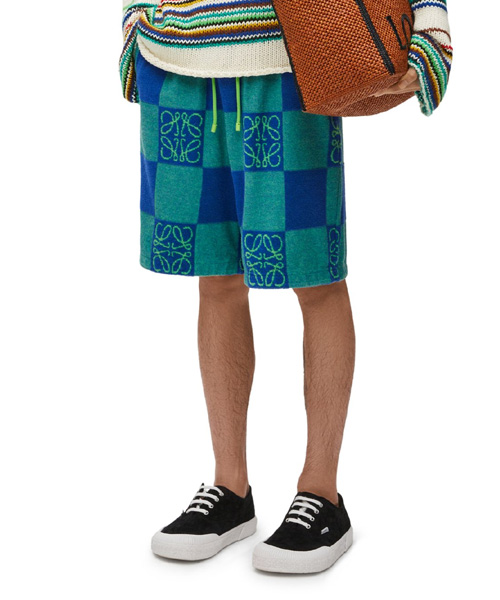 테리 코튼 자카드 쇼츠