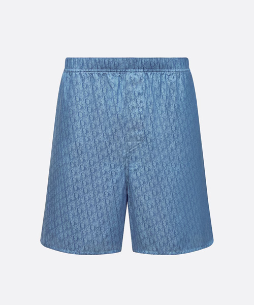 오블리크 자카드 쇼츠