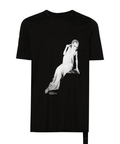 레벨 T 포토 프린트 티셔츠