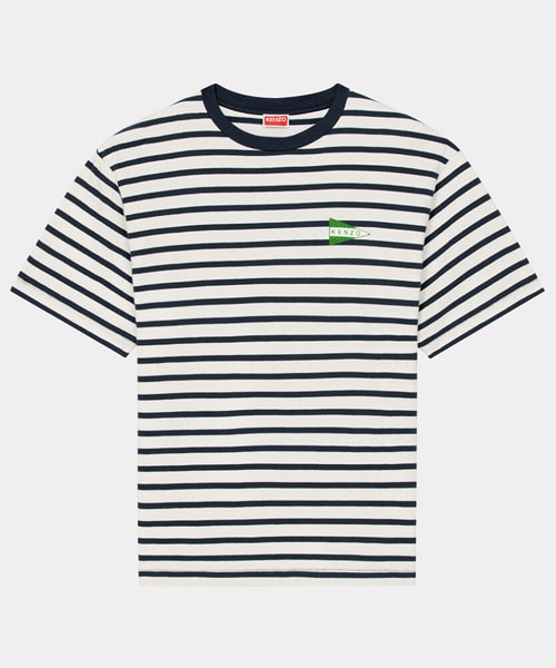 노티컬 스트라이프 코튼 티셔츠