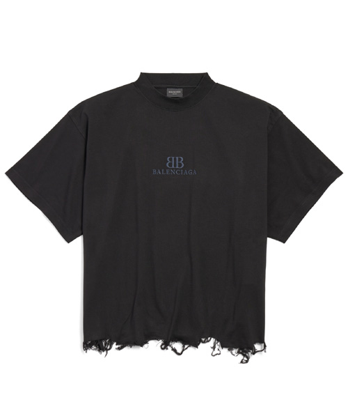 BB 클래식 오버사이즈 크롭 티셔츠