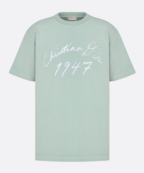 핸드라이팅 캐주얼 핏 티셔츠