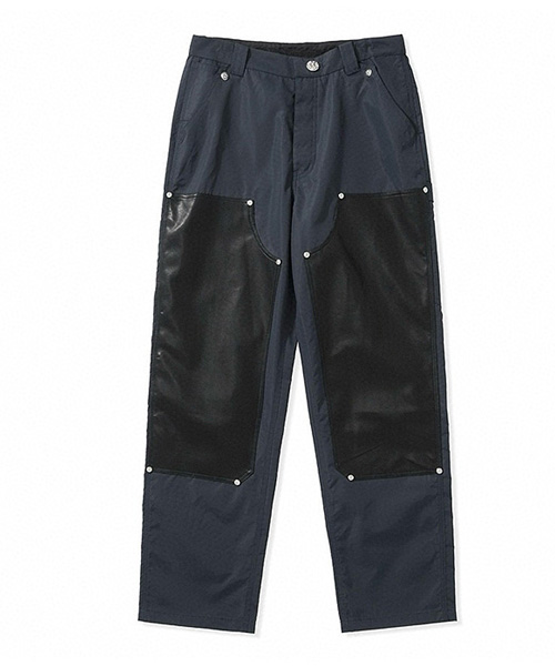 나일론 가죽 카펜터 팬츠