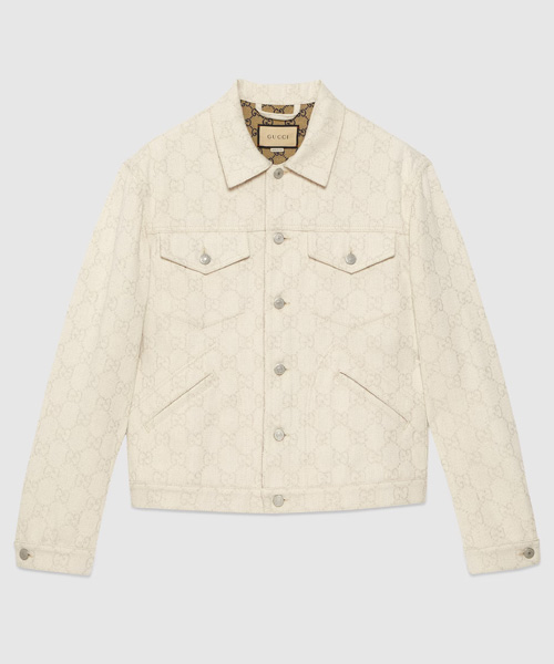 GG 코튼 자카드 재킷