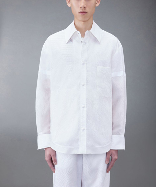 울트라라이트 립스탑 오버사이즈 셔츠 재킷