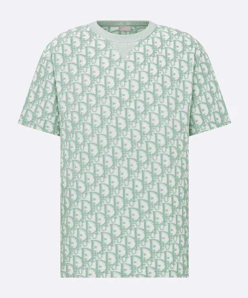 오블리크 테리 코튼 티셔츠