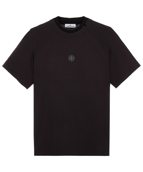 모노그램 자수 코튼 티셔츠