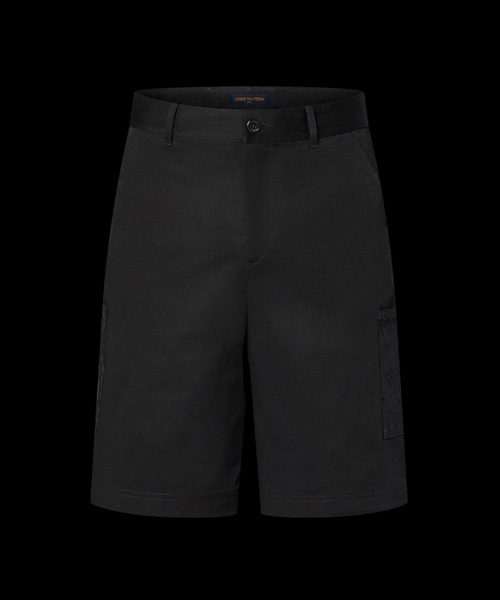 플록드 코튼 카고 쇼츠