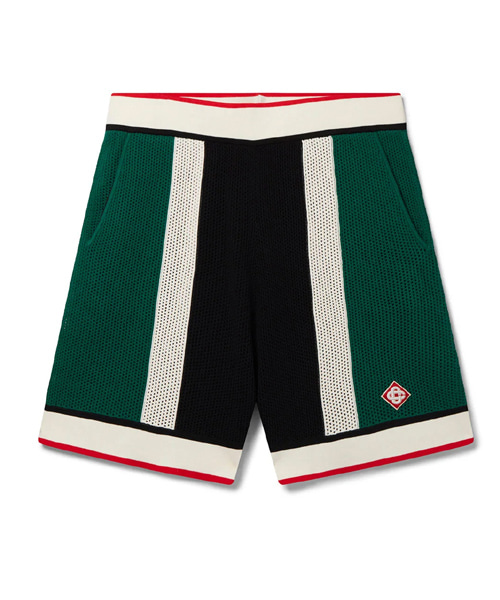 스트라이프 메쉬 쇼츠