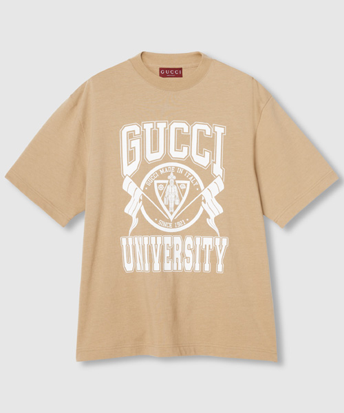 코튼 저지 프린트 티셔츠