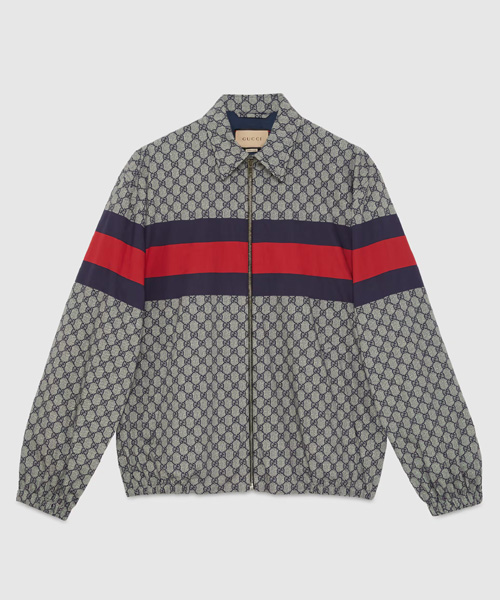 GG 프린트 코튼 재킷