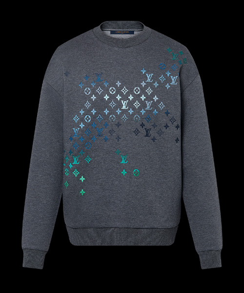 엠브로이더드 코튼 스웨트셔츠