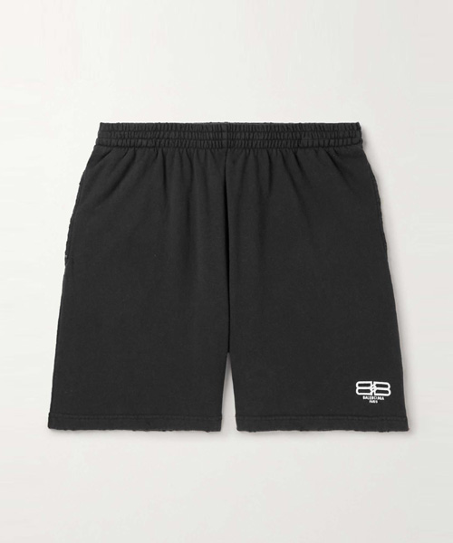 BB 프린트 디스트로이드 코튼 쇼츠