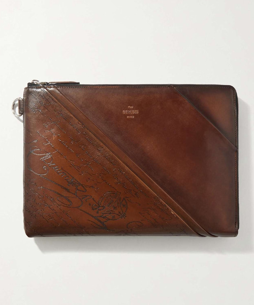 니노 스크리토 베네치아 가죽 파우치