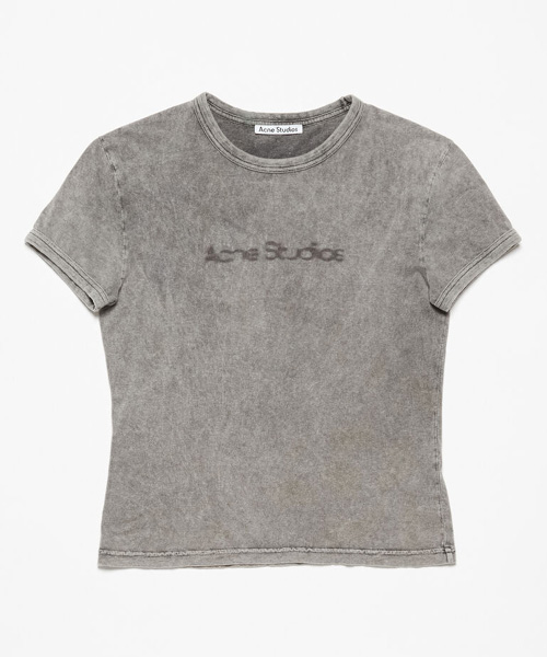 페이디드 블러링 로고 티셔츠