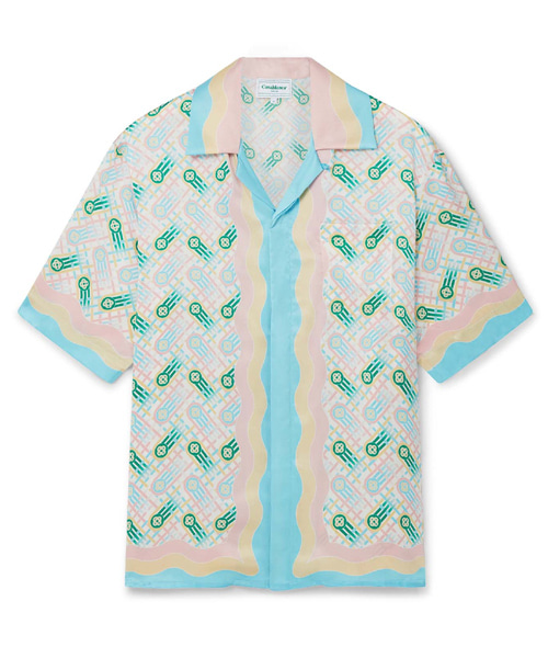 핑 퐁 실크 셔츠