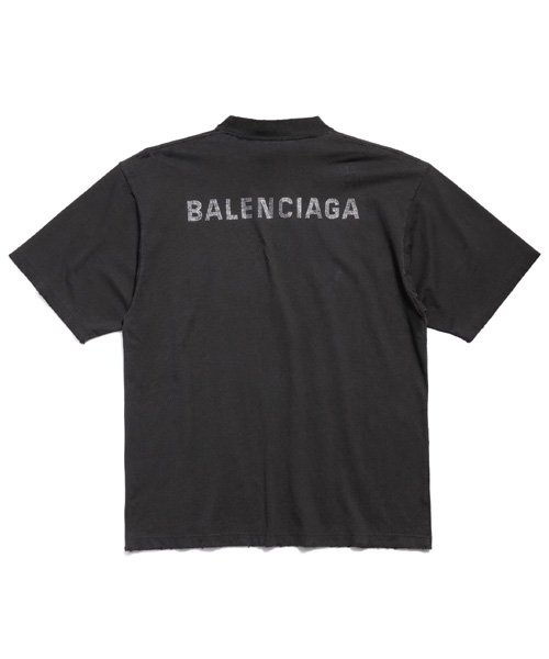 발렌시아가 백 미디엄 핏 티셔츠