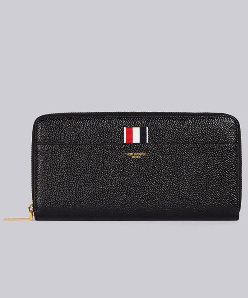 페블 지퍼 장지갑