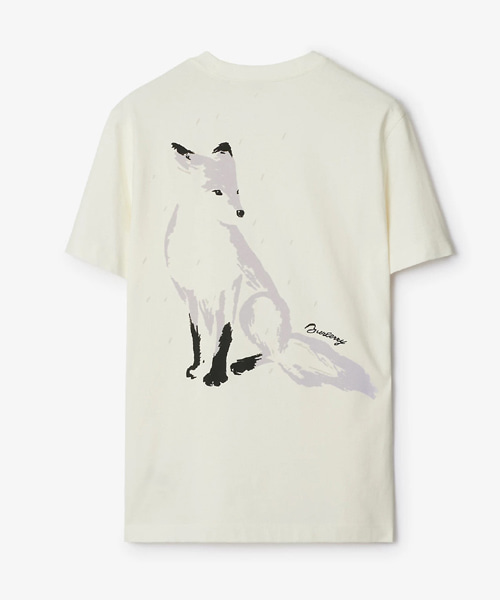 폭스 코튼 티셔츠