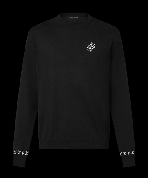 롱 슬리브 코튼 크루넥