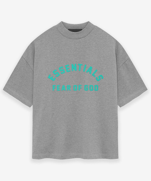 에센셜 프린트 코튼 티셔츠