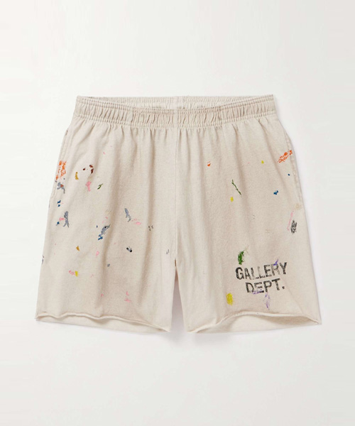 로고 프린트 코튼 쇼츠