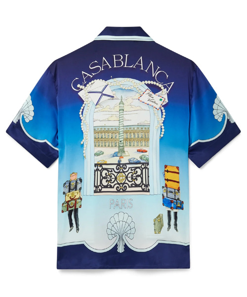 플레이스 방돔 실크 셔츠