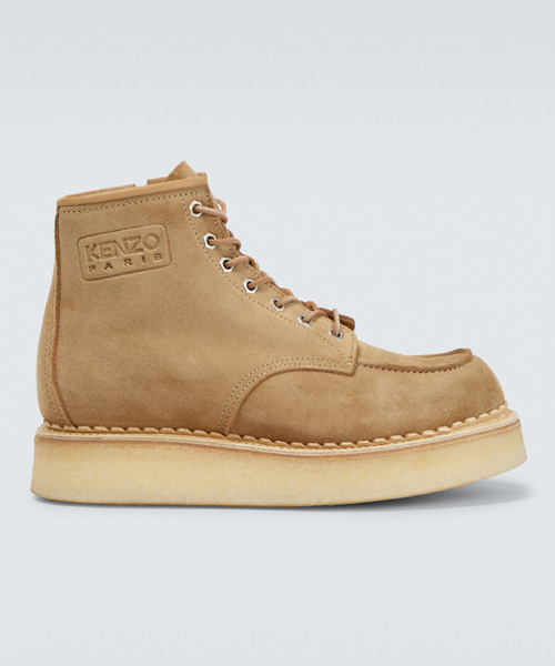 겐조야마 스웨이드 앵클 부츠