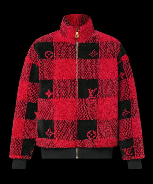 다미에 플리스 블루종