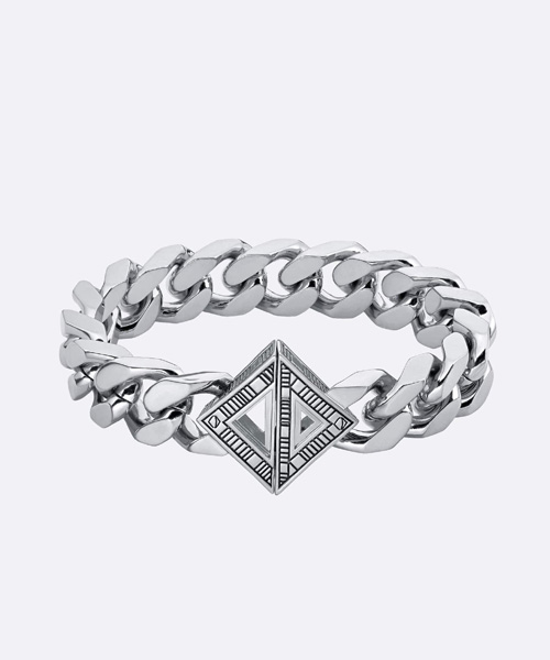 CD 다이아몬드 체인 링크 브레이슬릿