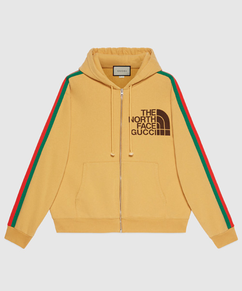 x THE NORTH FACE웹 프린트 코튼 후드 자켓