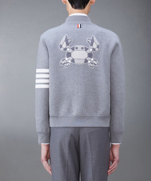 코튼 크랩 아이콘 봄버 재킷