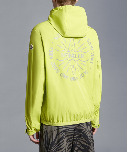 로고 프린트 쉘 자켓