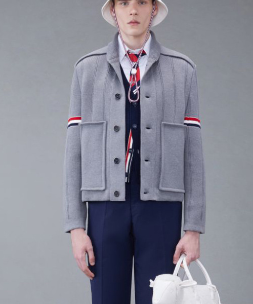 더블 페이스 코튼 캐시미어 숄 칼라 재��