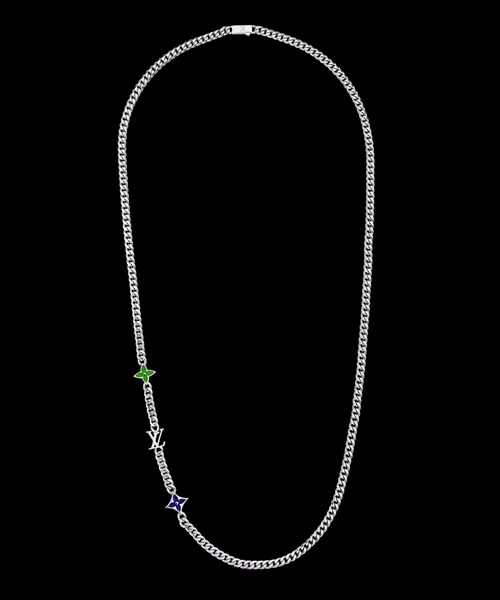 모노그램 로우 목걸이