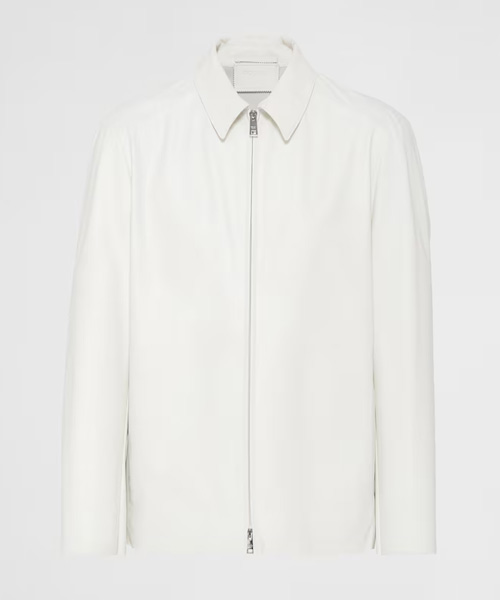 가죽 블루종 재킷