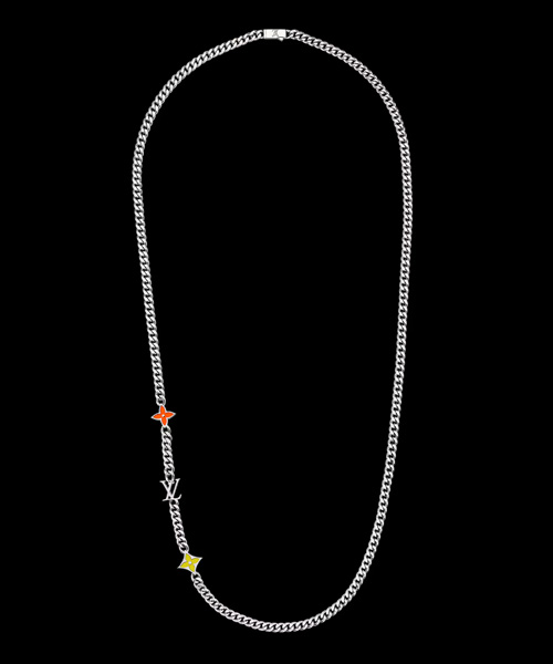 모노그램 로우 목걸이