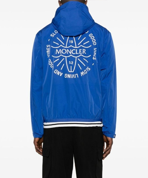 로고 프린트 쉘 자켓