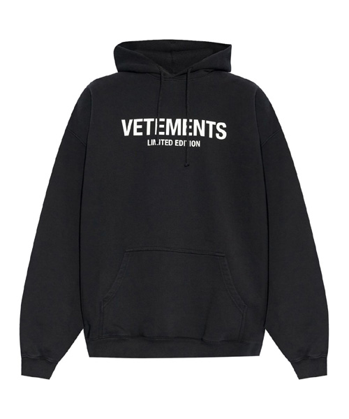 로고 프린트 코튼 후디