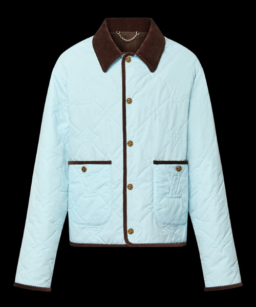 모노그램 패디드 코튼 재킷