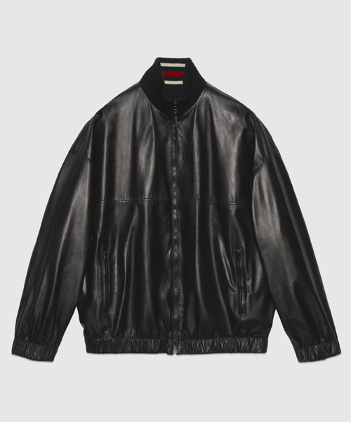 가죽 봄버 자켓